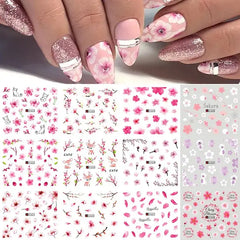 Water Design Nails Sticker Set