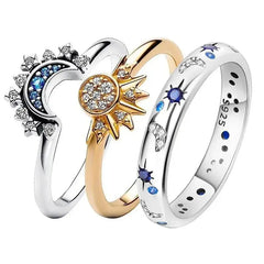 Celestial Sparkling Solar Crystal Ring