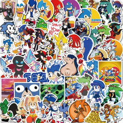 50Pcs Sonic Anime Stickers