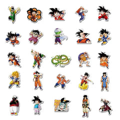 50/100Pcs Dragon Ball Anime Stickers