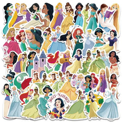 50/100pcs Disney Mix Cartoon Stickers