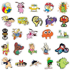 50PCS Classic Cartoon Animation Stickers