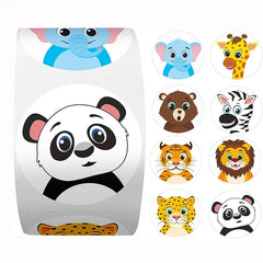 50-500pcs Children Cartoon Animal Stickers