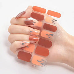 Vibrant Nail Wrap colors