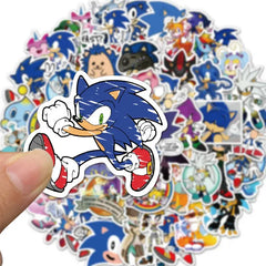 50Pcs Sonic Anime Stickers