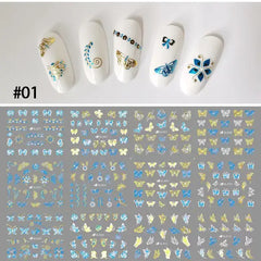 Water Design Nails Sticker Set