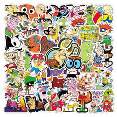 50PCS Classic Cartoon Animation Stickers