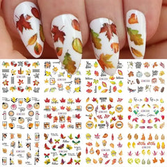 Water Design Nails Sticker Set