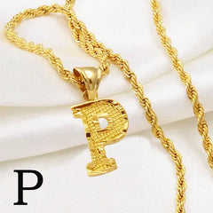 A-Z Pendant Rope Chain