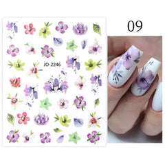 3D Laser Sakura Nail Decor