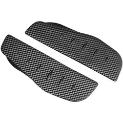 2Pcs Car Rearview Mirror Carbon Fiber Rain Cover