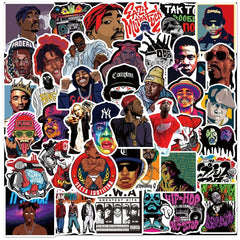 50PCS East/West Coast Rap Graffiti Stickers