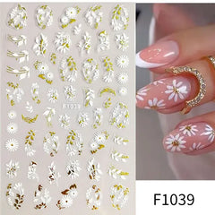 3D Laser Sakura Nail Decor