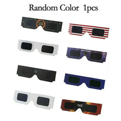 Solar Eclipse Glasses: Safety Shade Direct View Of The Sun