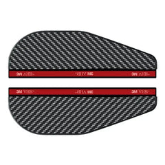 2Pcs Car Rearview Mirror Carbon Fiber Rain Cover