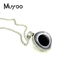 Solar Eclipse Double Sided Space Galaxy Chain