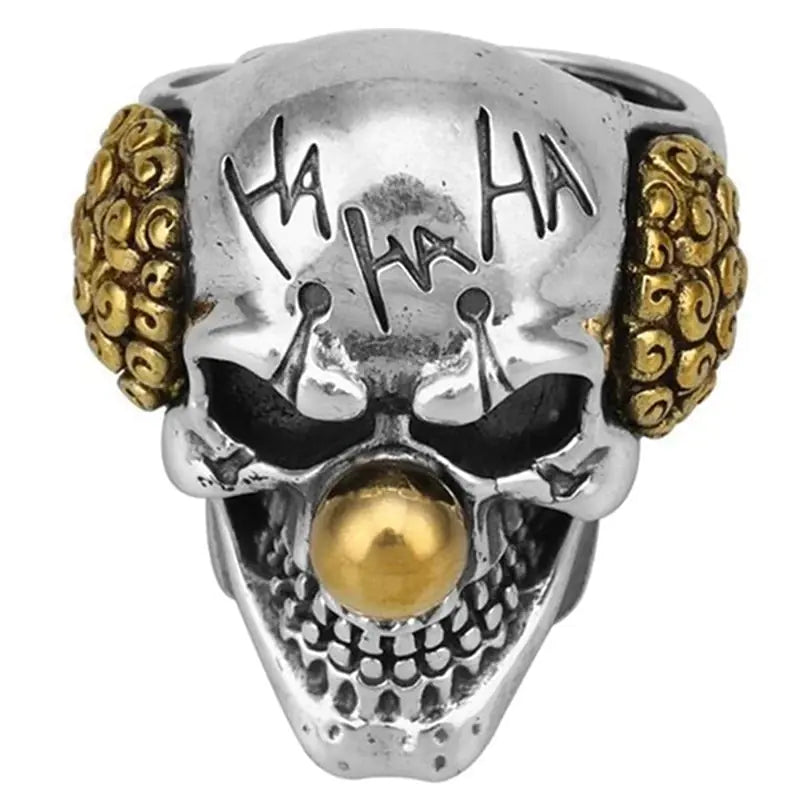 Joker Skull Ring