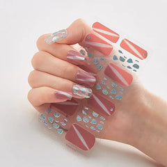 Vibrant Nail Wrap colors