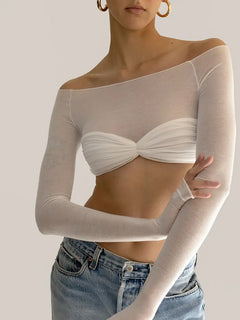 Mesh Crop Top