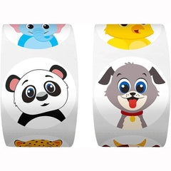 50-500pcs Children Cartoon Animal Stickers