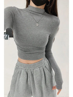 Turtleneck Crop Top