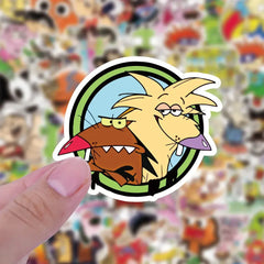 50PCS Classic Cartoon Animation Stickers