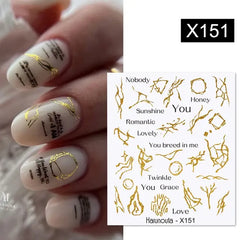 Harunouta Sheet Water Decals for Nails