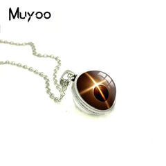 Solar Eclipse Double Sided Space Galaxy Chain