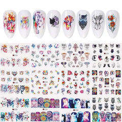 Water Design Nails Sticker Set