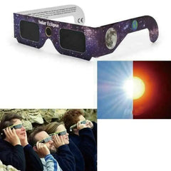 Solar Eclipse Glasses: Safety Shade Direct View Of The Sun