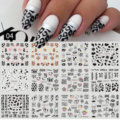 Water Design Nails Sticker Set