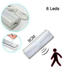 LED Wireless Motion Sensor Wood Night Light