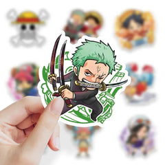 10/30/55pcs One Piece Anime Stickers