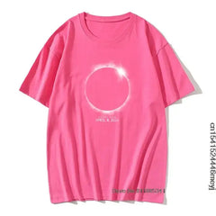 Total Solar Eclipse April 8 2024 3D Planet T-shirt