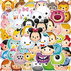 50/100pcs Disney Mix Cartoon Stickers