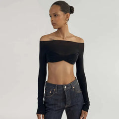 Mesh Crop Top