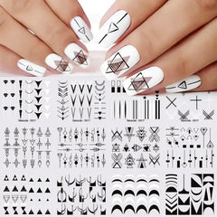 Water Design Nails Sticker Set