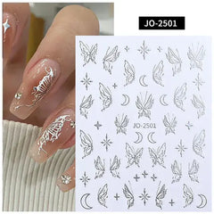 3D Laser Sakura Nail Decor