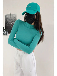 Turtleneck Crop Top