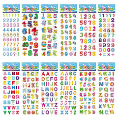 5 Sheet Puffy Stickers for Kids