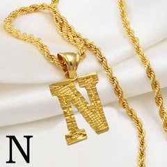 A-Z Pendant Rope Chain