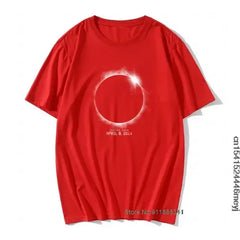 Total Solar Eclipse April 8 2024 3D Planet T-shirt