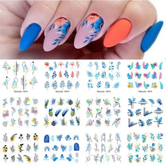 Water Design Nails Sticker Set