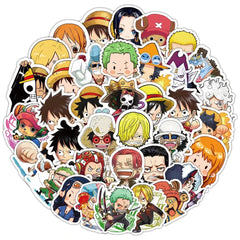 10/30/55pcs One Piece Anime Stickers