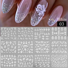 Water Design Nails Sticker Set