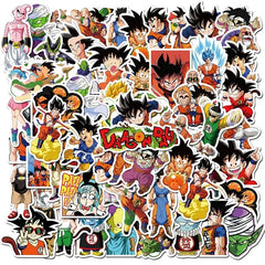 50/100Pcs Dragon Ball Anime Stickers