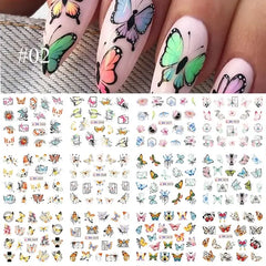 Water Design Nails Sticker Set