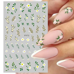 3D Laser Sakura Nail Decor