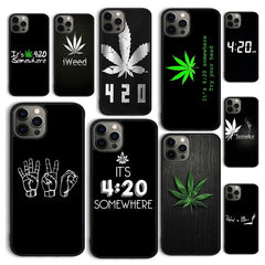 420 Pot Leaf iPhone Case