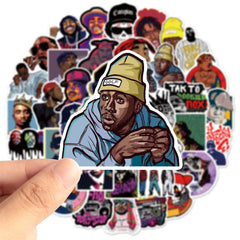 50PCS East/West Coast Rap Graffiti Stickers